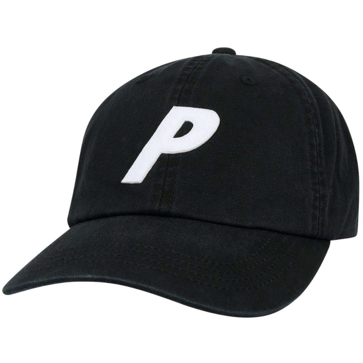 P 6-PANEL BLACK