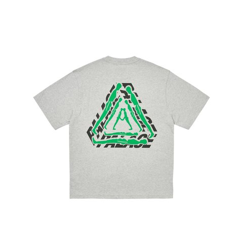 Palace P3 LEAN T-SHIRT GREY MARL - Colorway