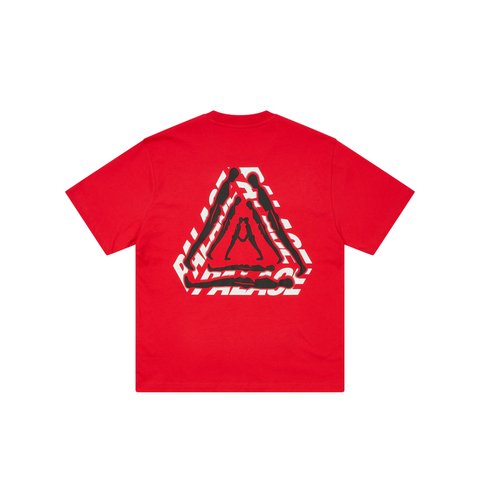 Palace P3 LEAN T-SHIRT TRUEST RED - Colorway