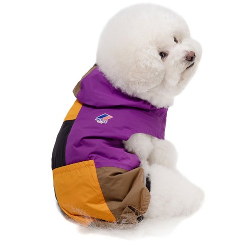 PALACE K-WAY LE VRAI 4.0 HORATIO DOG JACKET MULTI / PURPLE / ORANGE