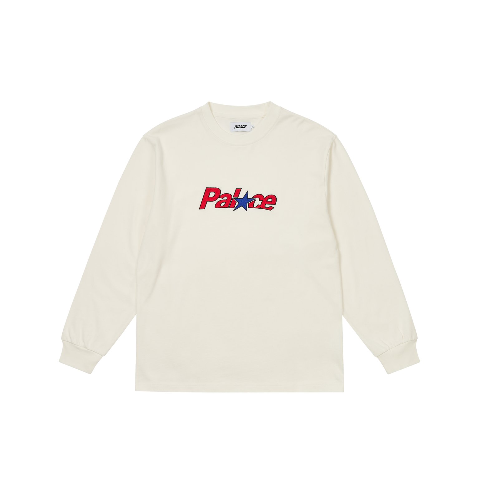 PALACE LOVEJERSEY WHITE 新品 XLサイズ オンライン即完 PALACE STAR 260 LONGSLEEVE WHITE - Spring 2025 - Palace