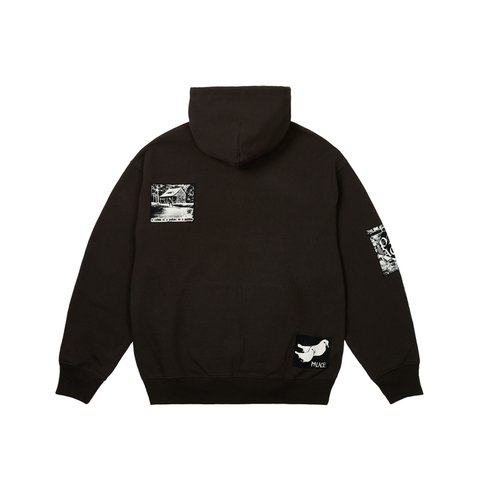 Palace PATCH UP ZIP HOOD BLACK - Colorway