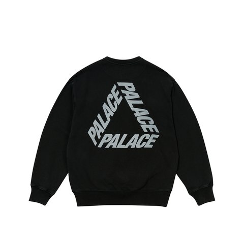 Palace PIGMENT P3 CREW BLACK - Colorway