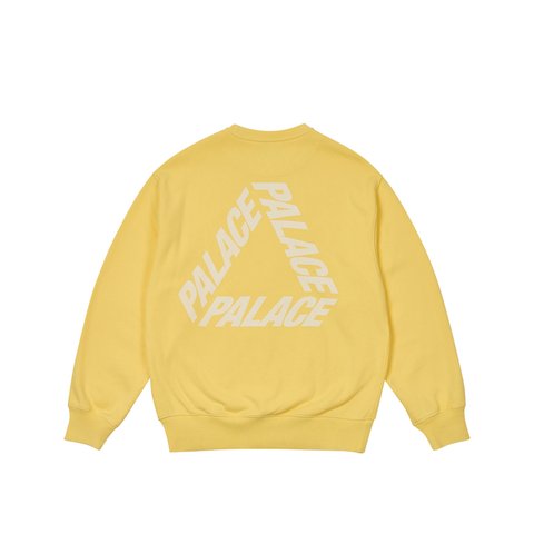 Palace PIGMENT P3 CREW BLESSED YELLOW - Colorway