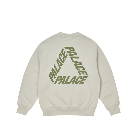 Palace PIGMENT P3 CREW CONCRETE GREY - Colorway