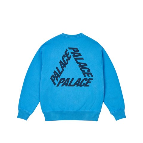 Palace PIGMENT P3 CREW OCEAN BLUE - Colorway