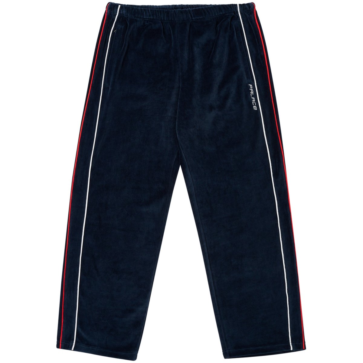PIPED VELOUR JOGGER NAVY