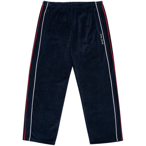 PIPED VELOUR JOGGER NAVY