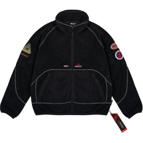 POLARTEC FULL ZIP FUNNEL BLACK