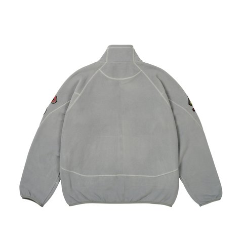 Palace POLARTEC FULL ZIP FUNNEL CONCRETE GREY - Colorway