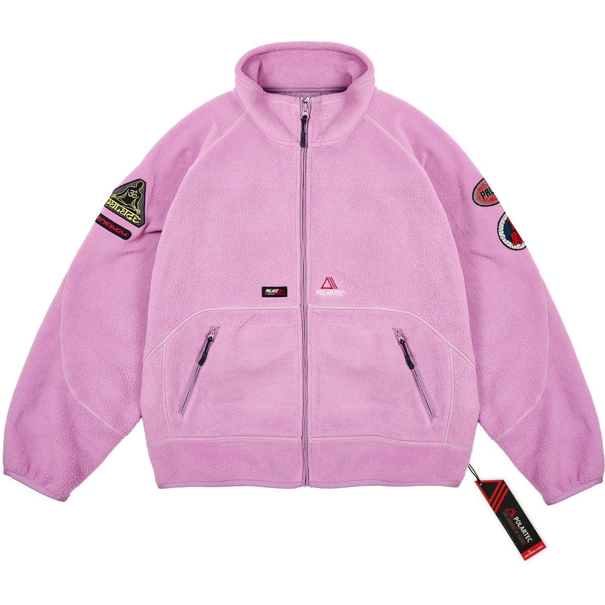 POLARTEC FULL ZIP FUNNEL LILAC