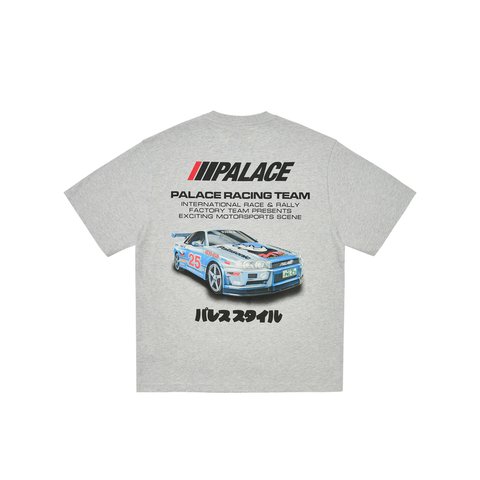 Palace RACEY T-SHIRT GREY MARL - Colorway