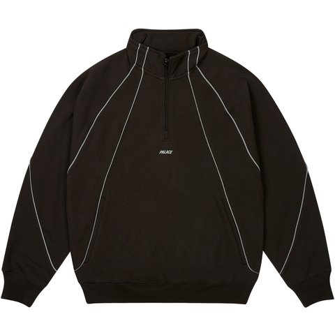 REFLECTO 1/4 ZIP BLACK
