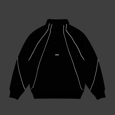 Palace REFLECTO 1/4 ZIP BLACK - Colorway