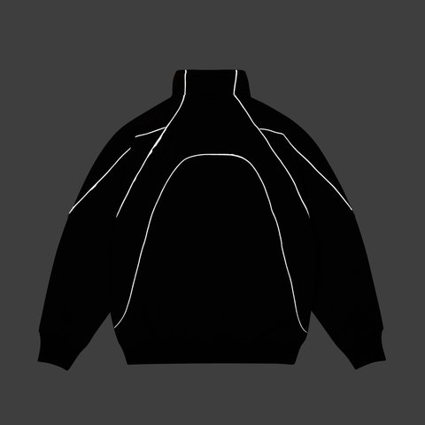 Palace REFLECTO 1/4 ZIP BLACK - Colorway