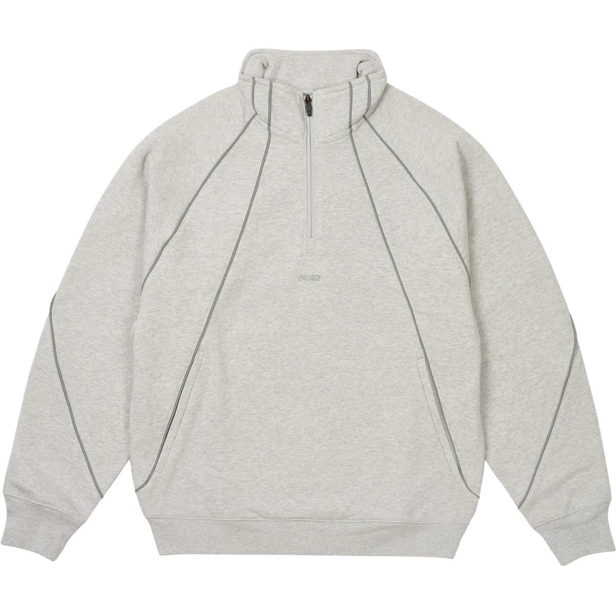 REFLECTO 1/4 ZIP GREY MARL