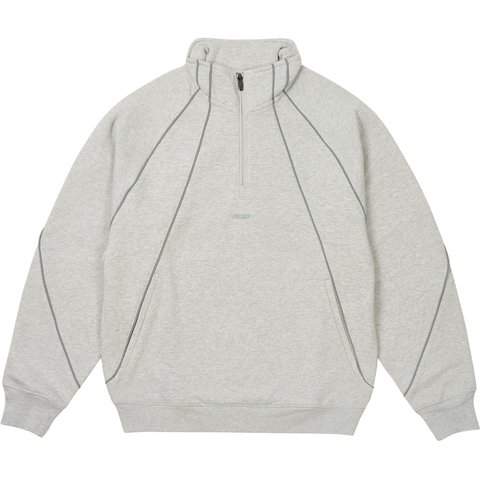REFLECTO 1/4 ZIP GREY MARL