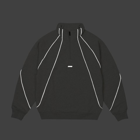 Palace REFLECTO 1/4 ZIP GREY MARL - Colorway