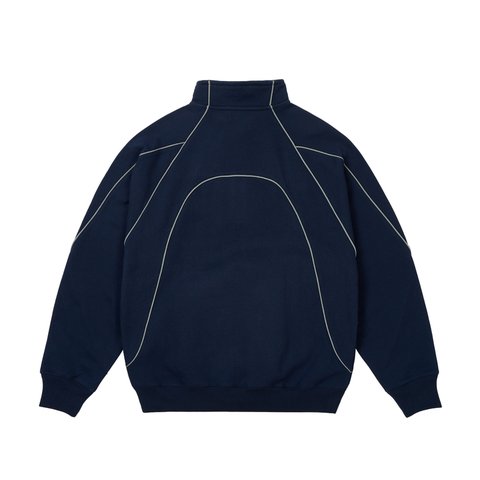 Palace REFLECTO 1/4 ZIP NAVY - Colorway