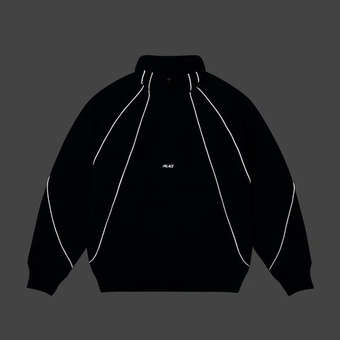 Palace REFLECTO 1/4 ZIP NAVY - Colorway
