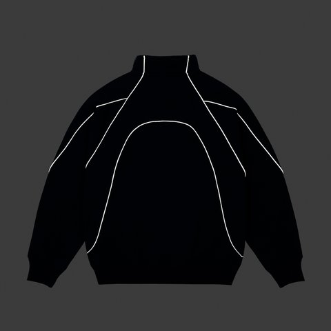 Palace REFLECTO 1/4 ZIP NAVY - Colorway