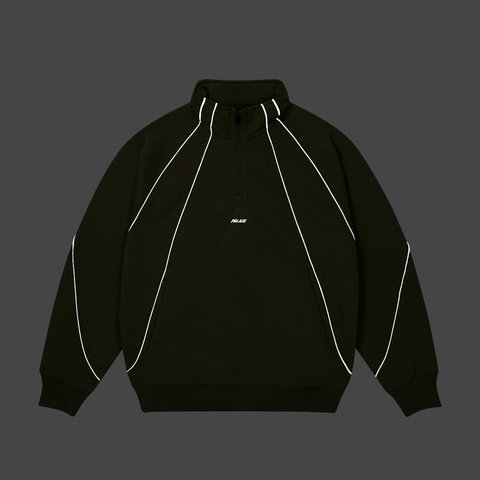 Palace REFLECTO 1/4 ZIP THE DEEP GREEN - Colorway