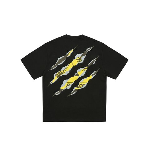 Palace RIPPED TRI T-SHIRT BLACK - Colorway