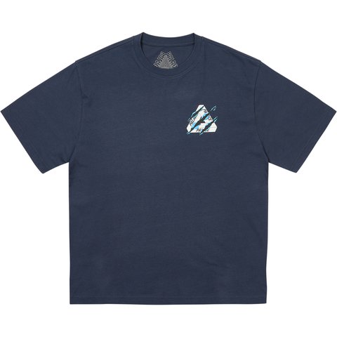 RIPPED TRI T-SHIRT NAVY