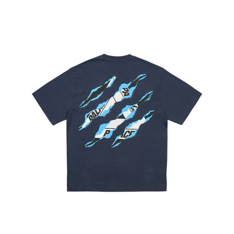 Palace RIPPED TRI T-SHIRT NAVY - Colorway