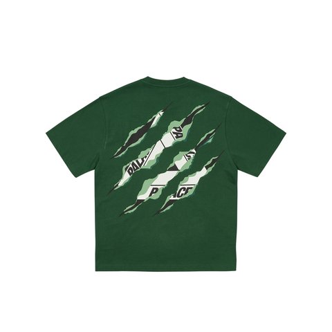Palace RIPPED TRI T-SHIRT RACEY GREEN - Colorway