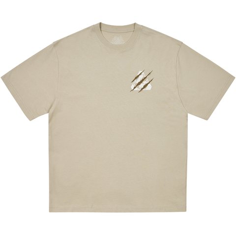 RIPPED TRI T-SHIRT STONEY GREY
