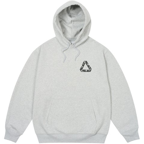 Palace ROSE P3 HOOD GREY MARL