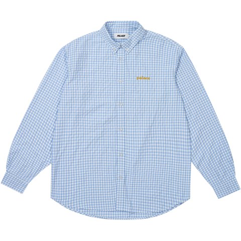 SEERSUCKER OXFORD SHIRT BLUE GINGHAM