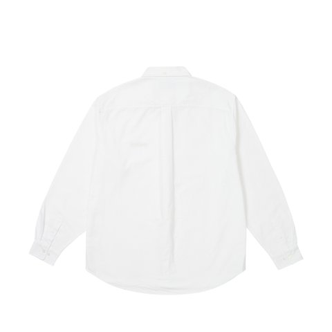 Palace SEERSUCKER OXFORD SHIRT WHITE - Colorway