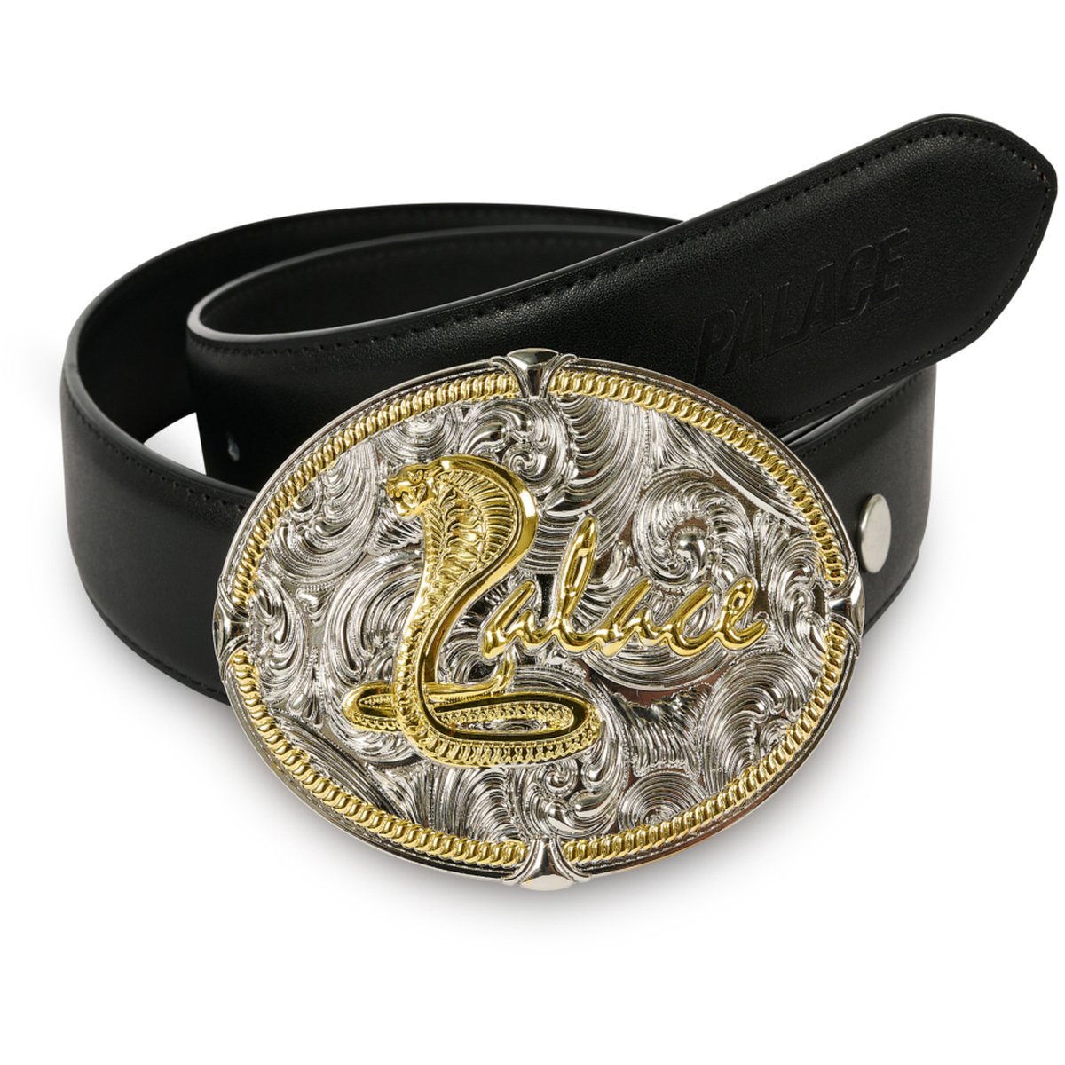 SNAKE BITE BELT SILVER