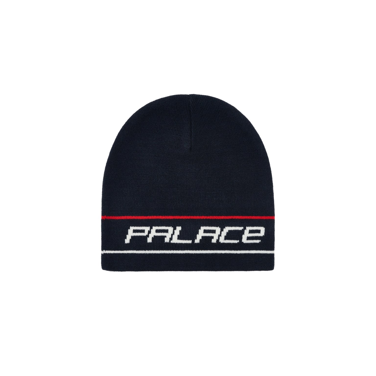 STRIPE NEIN CUFF BEANIE NAVY - Spring 2025 - PalaceCommunity