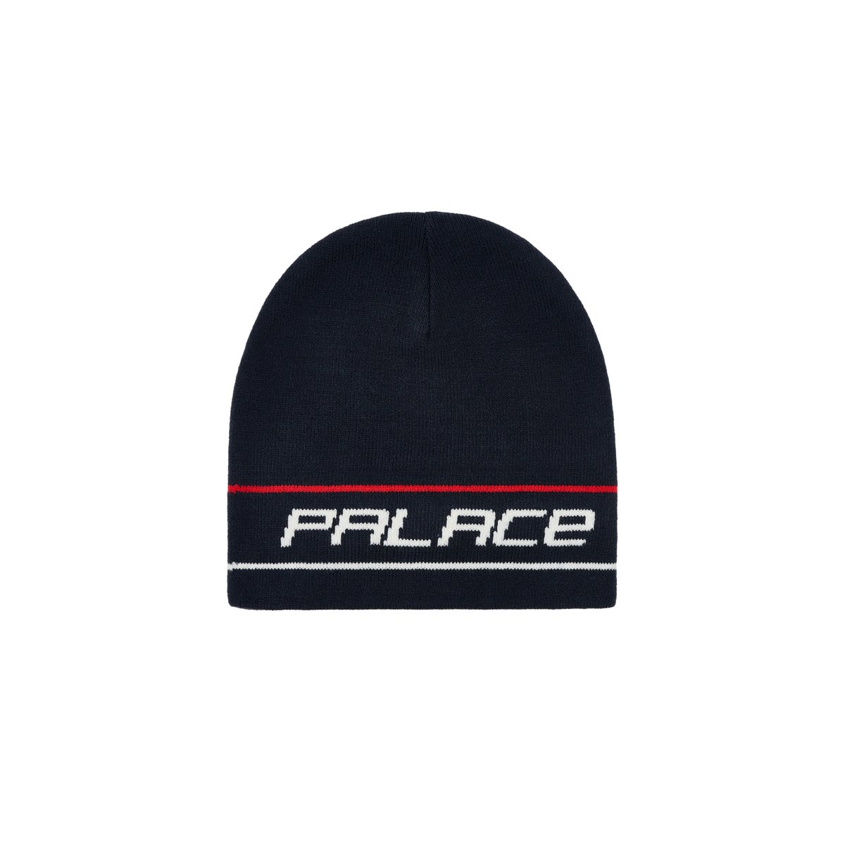 STRIPE NEIN CUFF BEANIE NAVY - Spring 2025 - PalaceCommunity