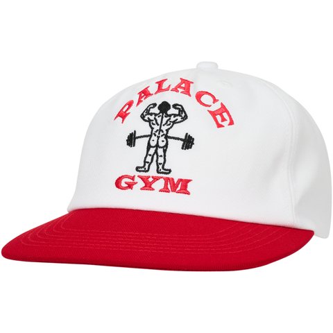 STRONGER FOR LONGER SNAPBACK WHITE / RED