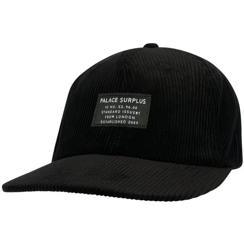 Palace SURPLUS CORDUROY PAL HAT BLACK