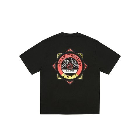 Palace TENDENCIES T-SHIRT BLACK - Colorway