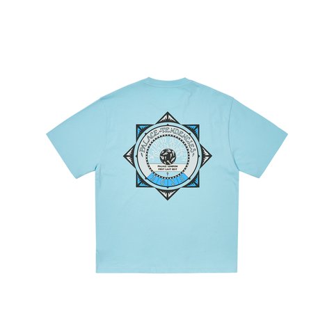 Palace TENDENCIES T-SHIRT SKYLINE BLUE - Colorway