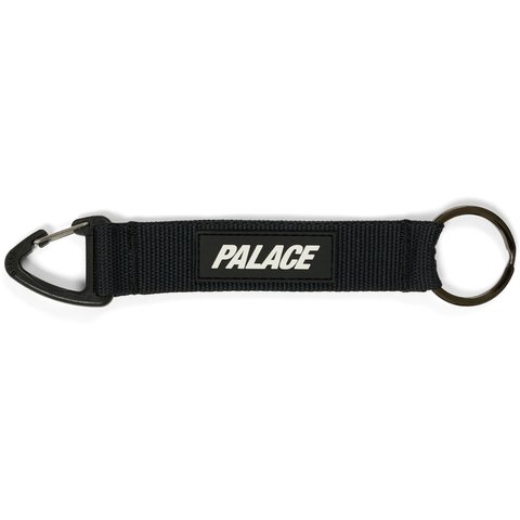 TRIANGLE WEBBING KEYRING BLACK