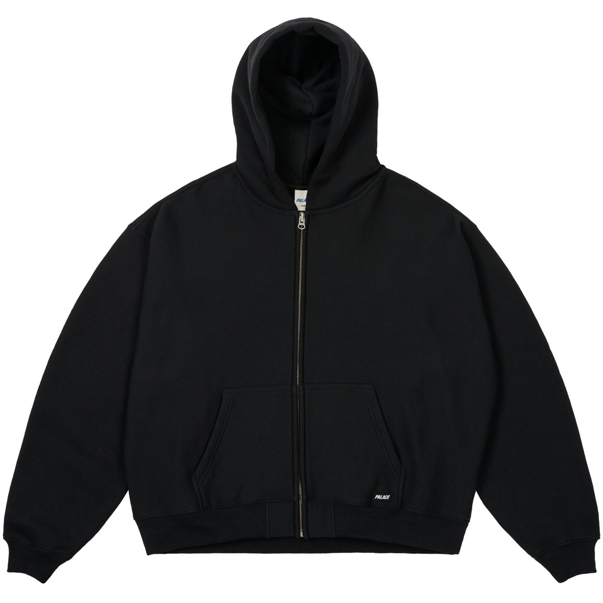 UNISEX ZIP HOOD BLACK