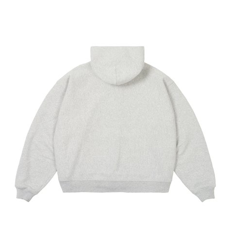 Palace UNISEX ZIP HOOD GREY MARL - Colorway