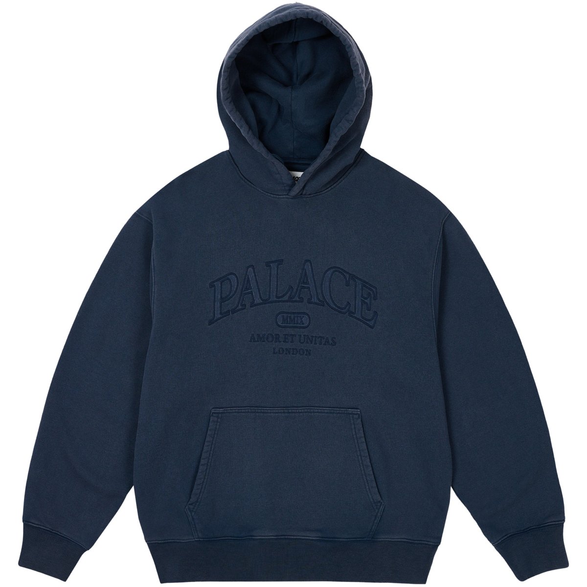 UNITAS PIGMENT WASH HOOD NAVY