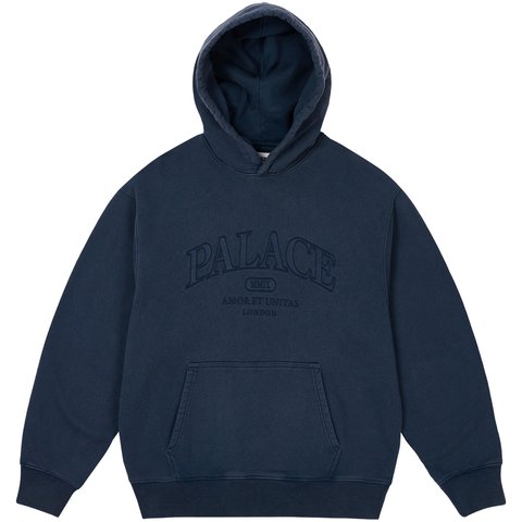 UNITAS PIGMENT WASH HOOD NAVY