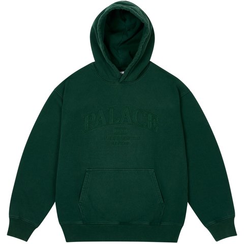 UNITAS PIGMENT WASH HOOD RACEY GREEN