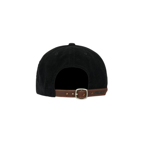 Palace WASHED CORD 6-PANEL BLACK - Colorway