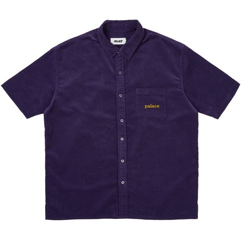 WASHED CORD SHIRT PURPLE