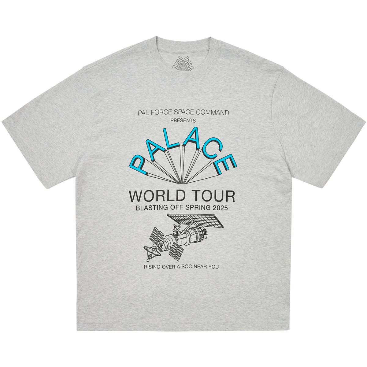 WORLD TOUR T-SHIRT GREY MARL